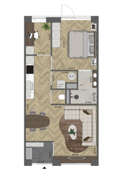 Lumen aan het Park Appartement 2 floorplan