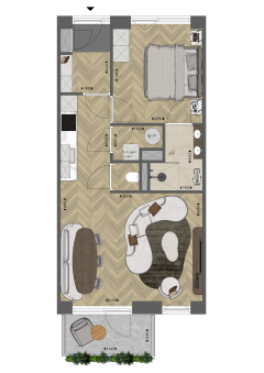 Lumen aan het Park Appartement 8 - floorplan