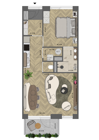 Lumen aan het Park appartement Type 2 floorplan