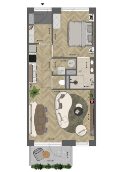 Lumen aan het Park appartement Type 2 floorplan