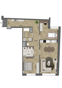 Lumen aan het Park appartement Type 3 floorplan