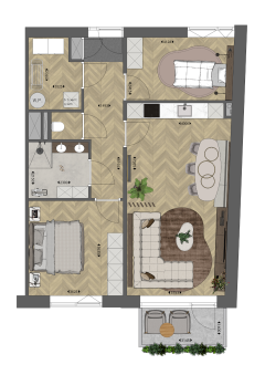 Lumen aan het Park appartement Type 4 floorplan